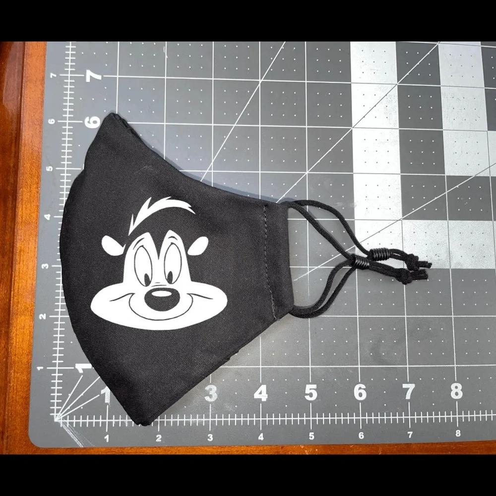 Pepe le pew face mask